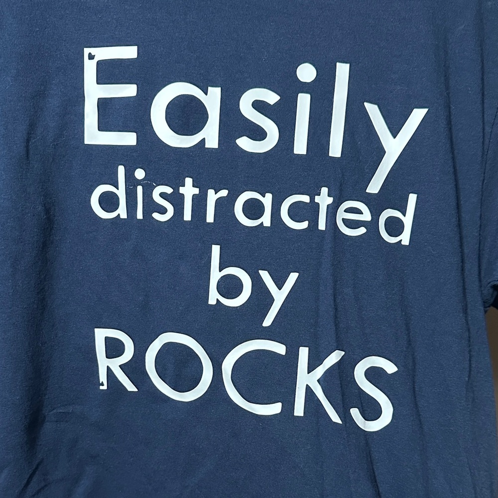 Gildan Kids Shirt - Blue with White Text